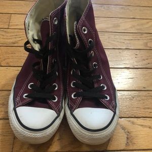 Maroon Converse